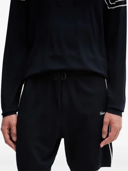 Pantaloni scurți From Future cu dungi albastru