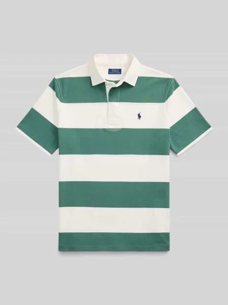 Koszulka polo o kroju regular fit z czystego bawełnianego dżerseju Polo Ralph Lauren zielona