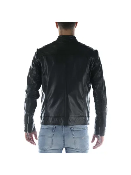 Geanta de piele Selected clasică negru