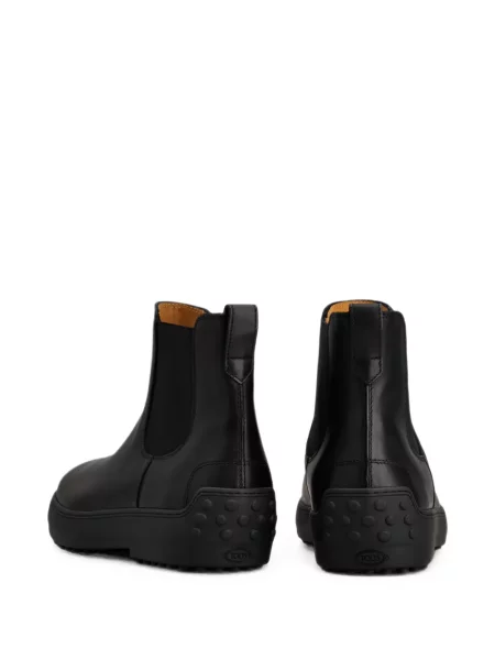 Botine chelsea Tod's din piele negru