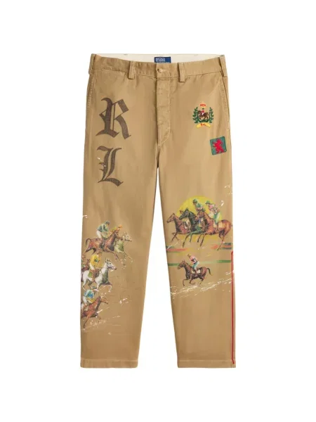 Șosete Polo Ralph Lauren cu buzunare aplicate stretch clasici maro