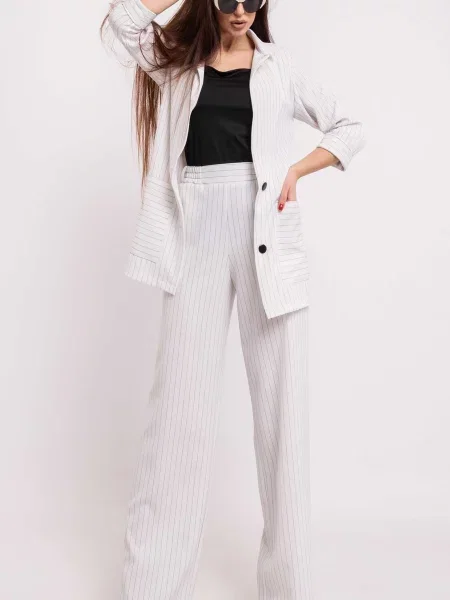 Штани палаццо RiMari бавовна/поліестер білий