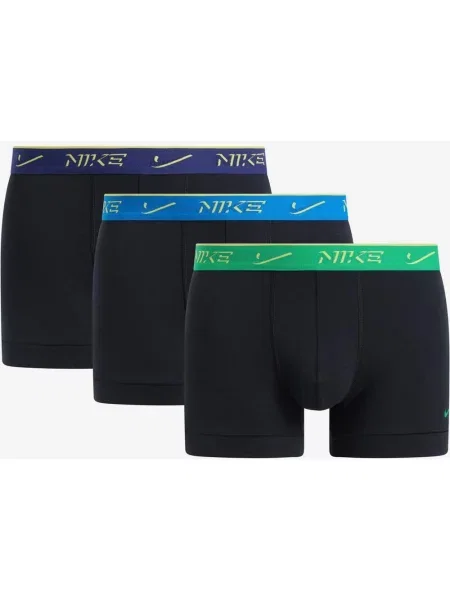 Bokserki Nike Trunk Dry Fit zielone niebieskie S czarne