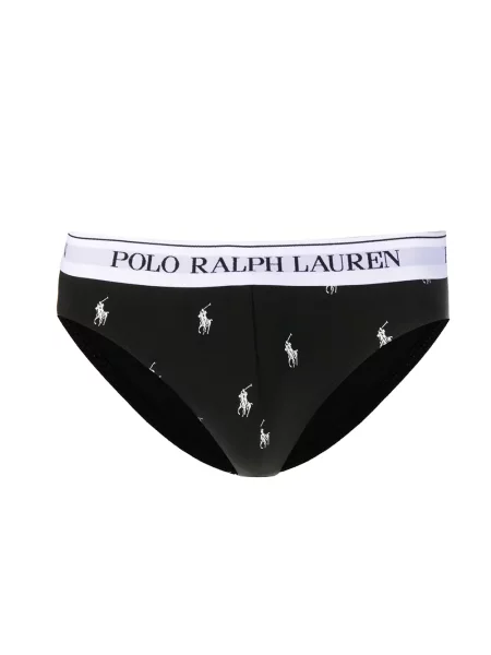 Chiloți multipac Polo Ralph Lauren cu autograf alb