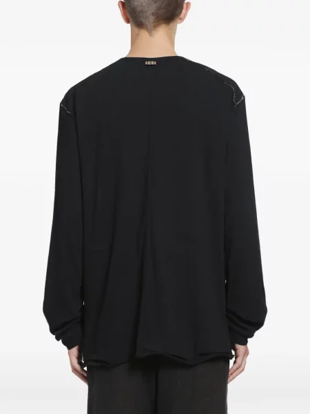 Lung tricou Ziggy Chen negru