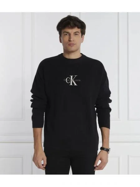 Calvin Klein Jeans Pulover negru