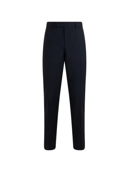 Pantaloni Boss de lână albastru