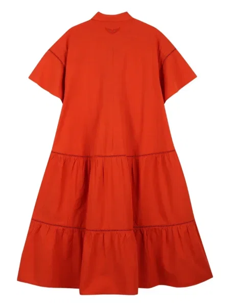 Dětské šaty Zadig & Voltaire oranžové
