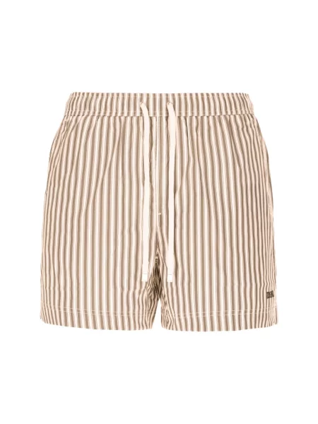 Pasek Zegna w paski z paskiem beżowy