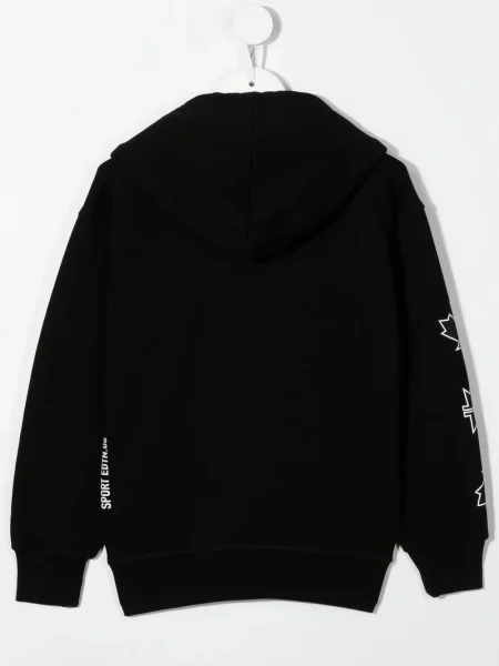 Bluza z kapturem dziecięca Dsquared2 czarna