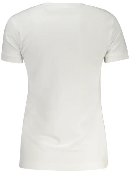 T-shirt GUESS Ss Cn Mini Triangle White M biała