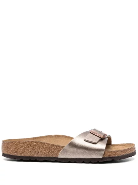 Sandale Birkenstock din piele gri