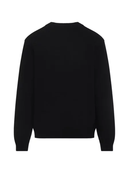 Pulover Carhartt Wip cu autograf negru