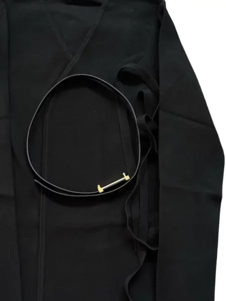 Cu centură cardigan Max Mara plic negru