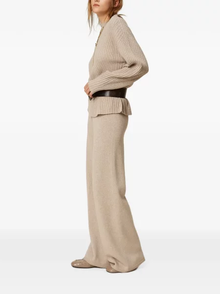 Pantaloni palazzo Twinset de lână