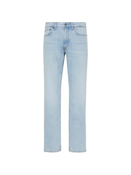 Blugi Calvin Klein cu autograf albastru