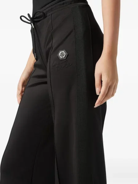 Pantaloni Philipp Plein cu dungi negru