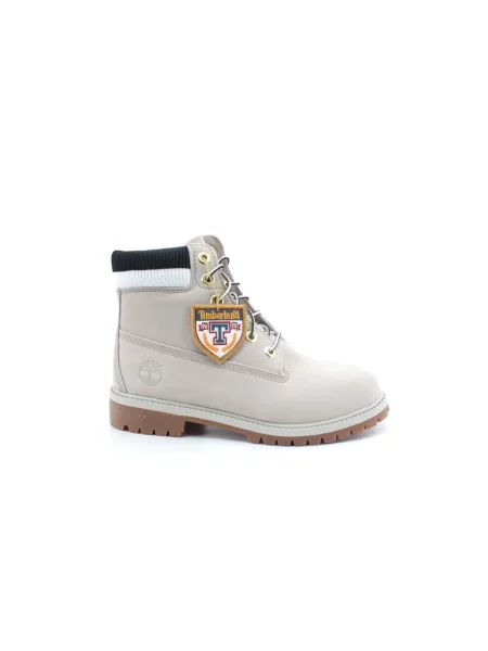 Botki Timberland skórzane szare