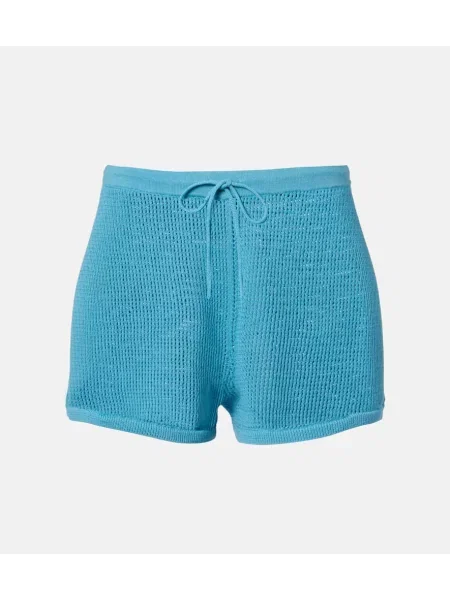 Pantaloni scurți Staud albastru