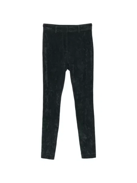 Pantaloni Alberta Ferretti de catifea gri