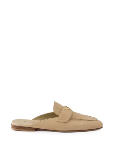 Papuci tip mules Prada din nubuc