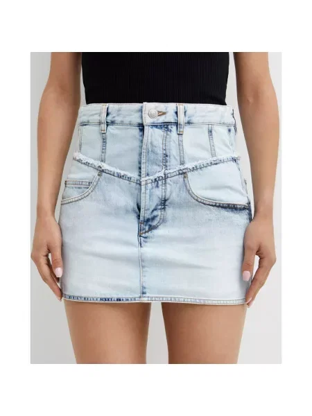 Spódnica jeansowa Isabel Marant niebieska