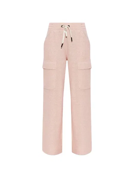 Шнур за пристягане карго панталони Moncler Grenoble розово