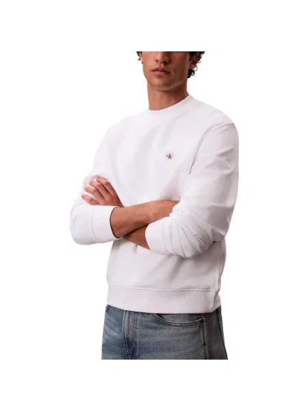 Geacă de blugi Calvin Klein Jeans alb