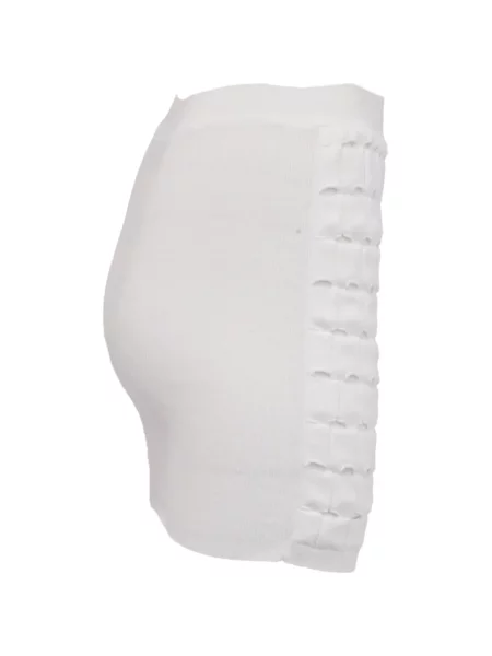 Fusta mini Iro tricotate alb