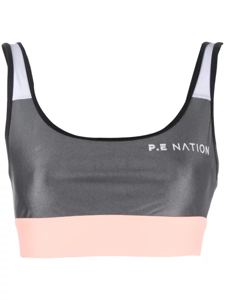 Podkoszulka P.e Nation z nadrukiem szara