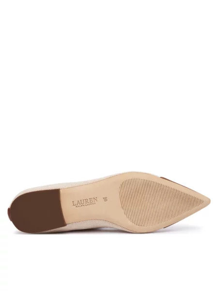 Lauren Ralph Lauren Balerinos LONDYN / ruda smėlio