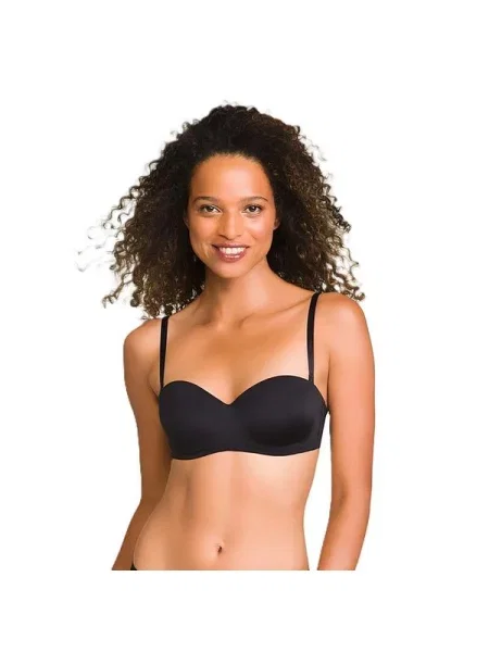 Сутиен bandeau Dim без презрамки черно