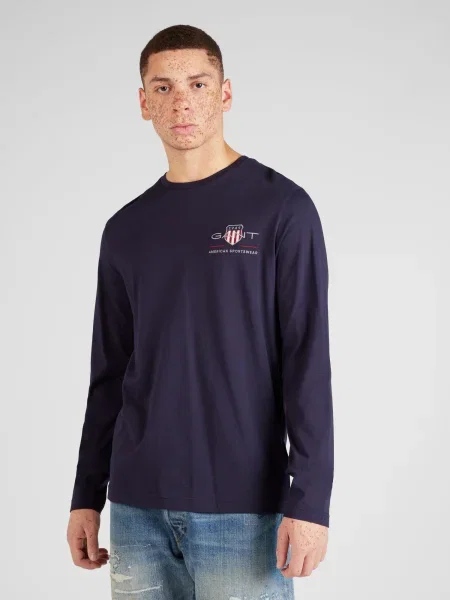 GANT Tricou bleumarin