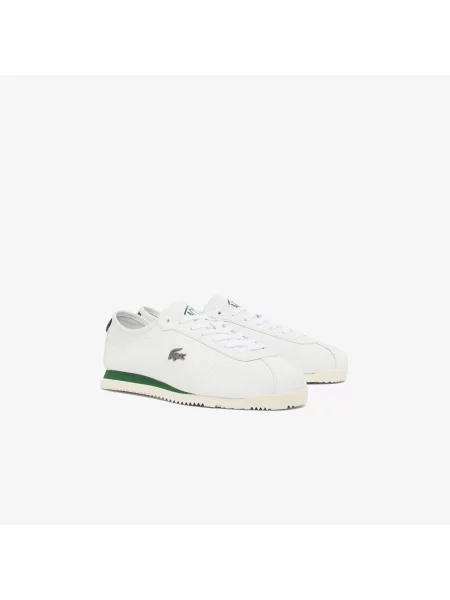 Lacoste Skórzane Sneakersy Club-Low biały