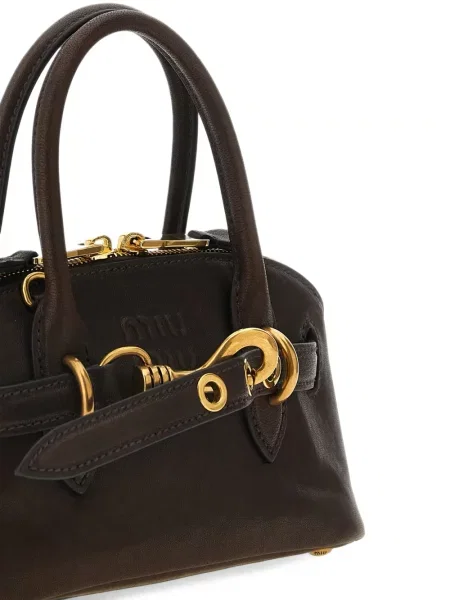 Geantă Miu Miu din piele maro