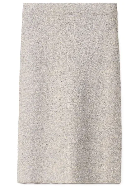 Fustă midi Fabiana Filippi până la genunchi gri