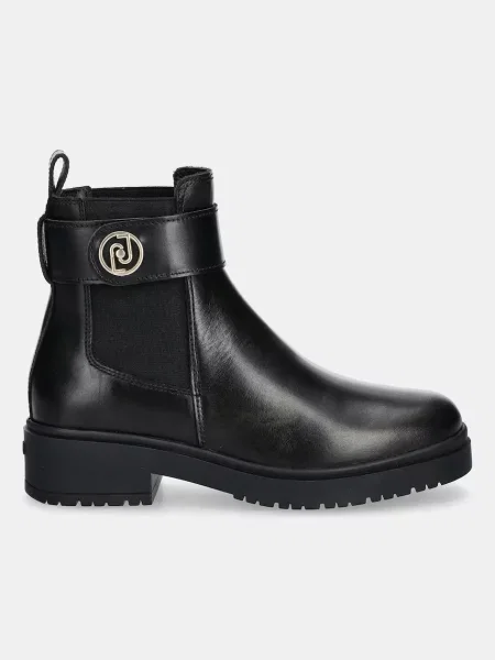 Кожаные ботинки Liu Jo черные