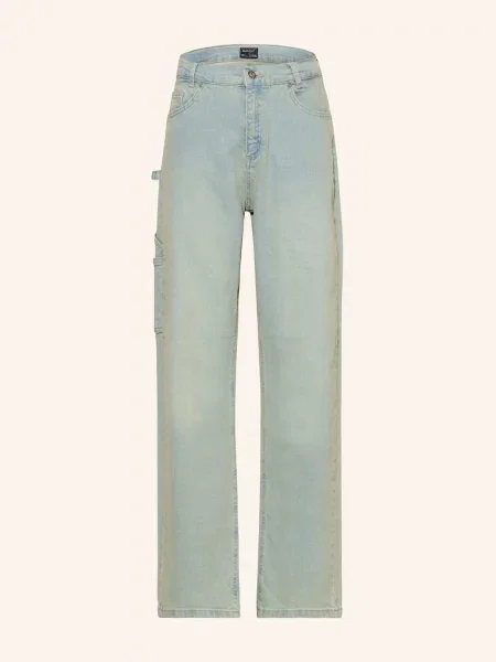 Blue Effect Straight Džíny Worker Baggy Fit light blue used modré
