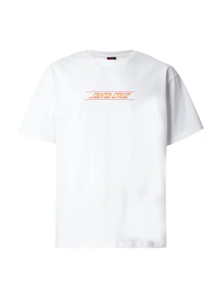 Santa Cruz Tricou galben / portocaliu mandarină / roși aprins alb