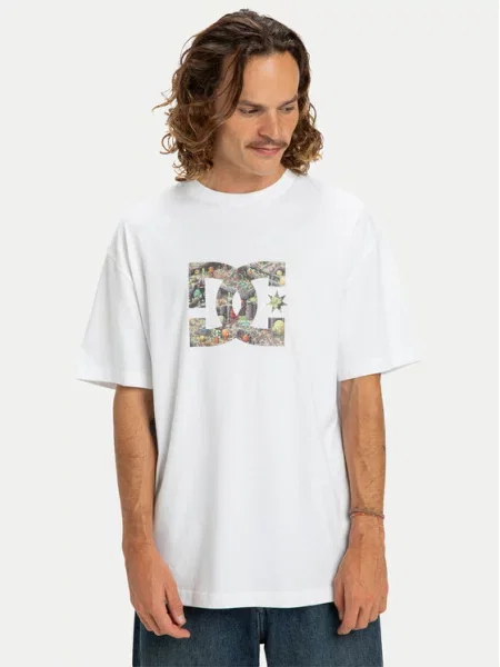 DC Shoes Marškinėliai Star Filled balta