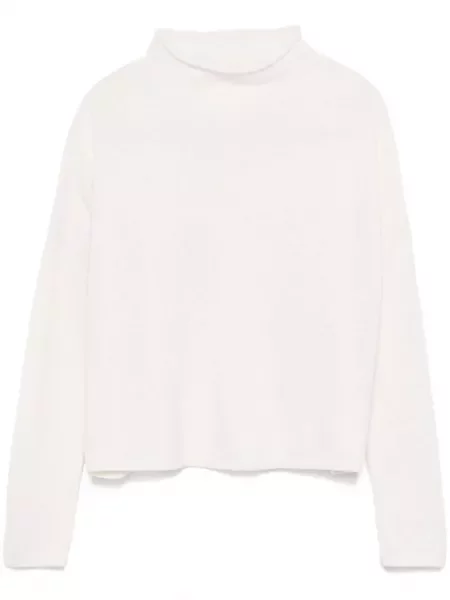 Пуловер Lisa Yang бяло