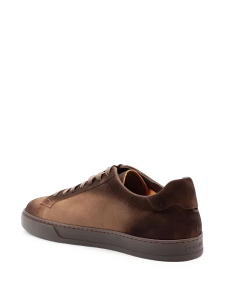 Sneakerși Doucal's din piele de căprioară maro