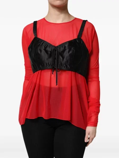 Top Dolce & Gabbana roșu