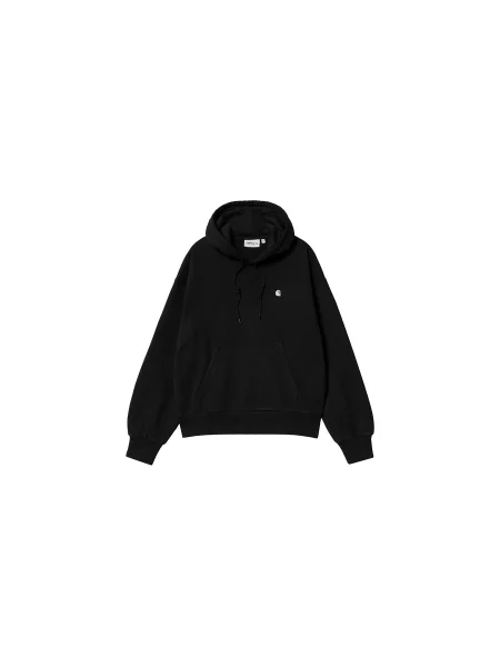 Carhartt WIP W Hooded Casey Sweatshirt Kobiety Bluzy i bluzy z kapturem Carhartt WIP Size: XS czarny