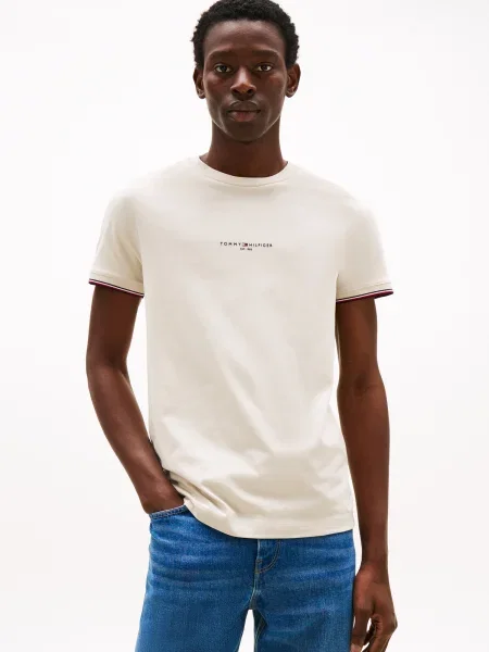 Tommy Hilfiger Tricou Logo bej