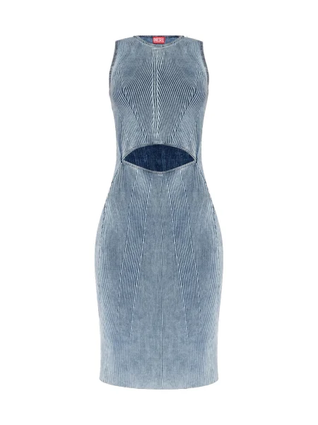 Sukienka koszulowa Diesel niebieska