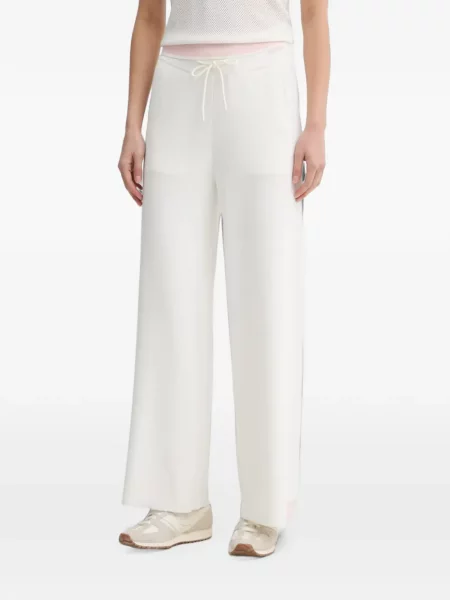 Pantaloni Guess alergare cu cordon alb
