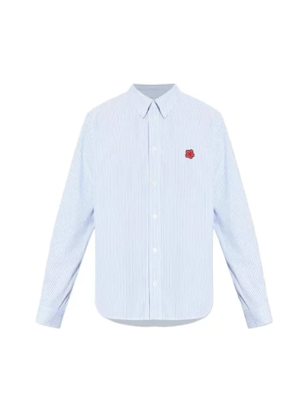Koszula Kenzo w kwiatki casual niebieska