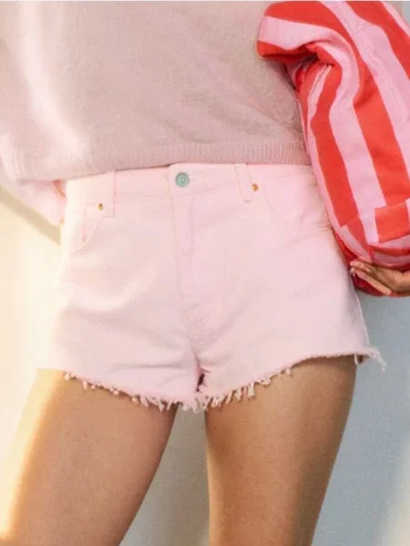 Джинсові шорти рожевий