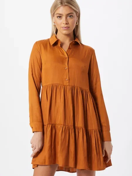 NU-IN Rochie tip bluză portocaliu